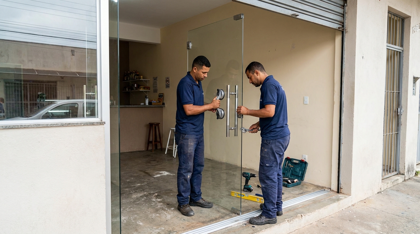 Portas em Vidro em Lauro de Freitas‑BA