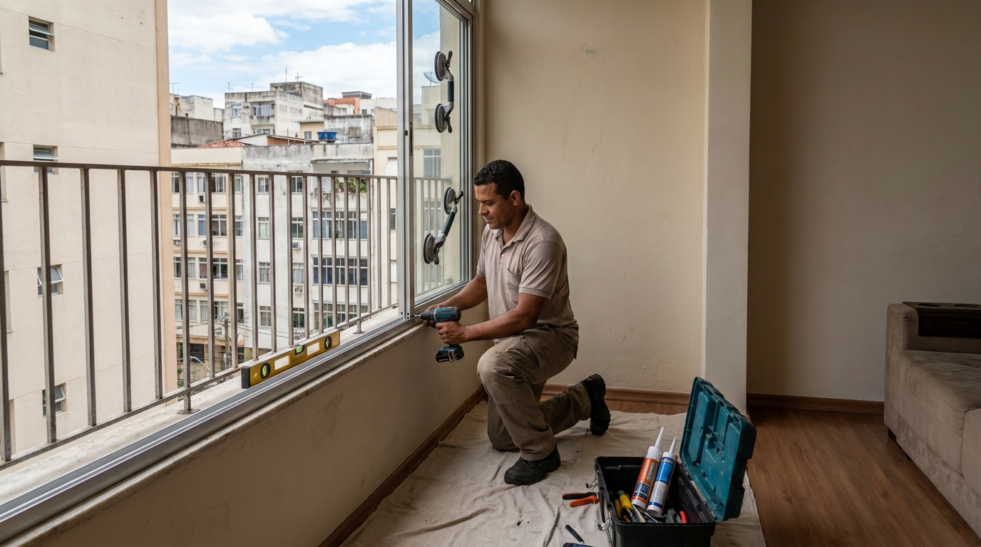 Janelas de Vidro em Lauro de Freitas‑BA